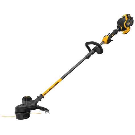 It features a variable speed trigger and speed lock to control the blower output. . Dewalt flexvolt weed eater